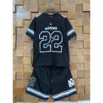 New Short Sleeve T Shirt numbers22No. 10 jersey football uniform mesh sports casual shorts couple set M