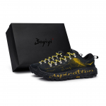 HOKA ONE ONE Tor Summit Slip Resistant Abrasion Resistant Low top Running Shoes Unisex Black Yellow 1147952-BBLC(Team80-S-BOX) 36