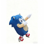 M&auml;ngukarakter Sonic Multikategelane t&auml;ispuhutav kost&uuml;&uuml;m Halloweeni Cosplay S&uuml;nnip&auml;eva- ja Halloweenipeod T&auml;ispuhutav Kost&uuml;&uuml;m height100CM-120CM sinine