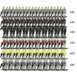 120 tk Super Lahingudroid ja B1 Lahingudroidide Armee Star Wars Minifiguurid Ehitusklotsid Tegevusm&auml;nguasja Figuurid