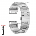 Quickfit titaanist rihm Garmin Fenix 8/7X/6X/6XPro/5X/5XPlus 3 3HR 26mm metallist vabastusega kellarihm For Descent Mk1 Mk2 Enduro jaoks 26mm h&otilde;be