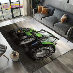 1/27 Retro 3D Veoauto Traktor Auto Vaip Matt Libisemiskindel P&otilde;himatt Elutoa Magamistoa Kodu Diivani Kaunistus Laste Kingitus 40x60cm( 15x23in )