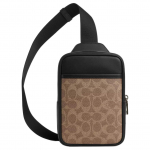 COACH Racer Sling Pack Signature L&otilde;uend Nahk Meeste Vabaaja Igap&auml;evane Crossbody Rinnakott CCO68-QBNRX Basic Set (Bag+Dust Bag)