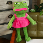 45cm Loom Kurb Konn Palusm&auml;nguasi Pehme T&auml;idisega Padi Maagiline Ilme Pepe Kurb Konn Palusnukk S&uuml;nnip&auml;evakingitused T&uuml;drukutele Poistele roosa