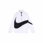Nike Sportswear Big Swoosh Meeste avar l&otilde;ikega kootud tuulejope Valge Must AR3133-100 L