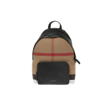 Burberry Klassikaline Ruuduline Suure Mahutavusega L&otilde;uendi ja Nahast Seljakott Unisex Seljakott Must Kollane Pruun 40333971 Basic Set (Bag+Dust Bag)