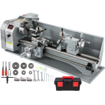 1100W Mini metallitreipink 220MMx750MM Muutuva kiirusega metallitreipink RPM Metallfreespink Digitaalne freesmetallitreipink 3-l&otilde;ugse padruni, MT5 spindliga