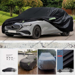 Veekindlad autokatted 2006-2025 Mercedes Benz E-klassi sedaanile E300 E350 lumest, vihmast, tolmust ja rahest kaitseks silver