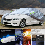 T&auml;ielik autokate BMW Z4 jaoks (E89) 2009-2025 Auto UV-kaitsega P&auml;ikese, Vihma, Lumega ja Tuule eest Kaitskate silver must