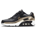 Nike Air Max 90 LTR Must Metallik Kuldne T&auml;ht GS CD6864-008 37.5 black