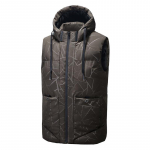 Meeste Vest Jakk Soe Puuvillane Vest Suur Meeste Vest XXL pruun