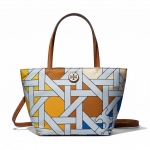 Tory Burch kootud v&auml;rviplokkidega disainiga nailonist kandekott Mini naiste kandekotid mitmev&auml;rviline 176042-400 Basic Set (Bag+Dust Bag)