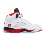 Jordan 5 Retro Fire Red Must Keelega (2025. aasta) 43