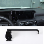 Toyota Land Cruiser Prado 250 LC250 2026+ GPS-navigatsiooni kinnitus P&auml;ikesevarju visiir P&auml;ikesekaitsekate Autotarvikud black