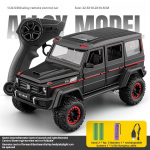 Ametlikult volitatud 1:24 Mercedes-benz G500 valuveljed Mitmesuunaline puldiga juhitav auto Peen m&auml;nguauto poistele Kingitus kogumisobjektid must