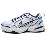 Nike Air Monarch 4 Abrasion Resistant Low top Chunky Sneakers Men's White Blue Pink 415445-102(Team1083- ) 43 gray