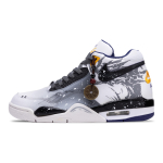 Nike Flight Legacy Long Yin keskmise s&auml;&auml;rega Vintage Korvpallijalatsid Meeste Must Valge Hall BQ4212-102(Team691-) 43 gray