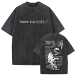Kristlik usuline Jeesus Anna neile andeks Isa Vintage pestud T-s&auml;rk Mehed Naised Gooti Rock &Uuml;le suuruse T-s&auml;rgid Meeste t&auml;navar&otilde;ivad S black