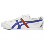 Onitsuka Tiger Mexico 66 Mugavad Mitmek&uuml;lgsed Vastupidavad Libisemiskindlad Toetavad Madalad Vabaajajalatsid Unisex tossid Valge Sinine Punane 1183C693-100 38