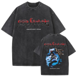 Pestud Vintage Rockib&auml;ndi Limp Bizkit Terrori Kolju Graafilise Tr&uuml;kiga T-s&auml;rk Meestele Naistele Gooti &Uuml;lisuur L&uuml;hikeste Varrukatega T-s&auml;rgid Streetwear XL black