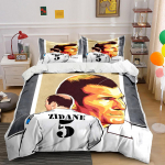 Portreed ja tekst Zidane . Voodipesukomplektid Tekikotikomplektid Tekikotid Padjap&uuml;&uuml;rid(1 * Tekikott 2 * Padjap&uuml;&uuml;ri (tekk ei kuulu komplekti)) 135x200cm