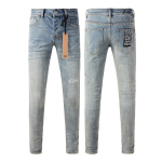 STREETRICH Ameeriklased High Street Trendikad Meeste teksap&uuml;ksid Madala v&ouml;&ouml;kohaga Venivad P&uuml;ksid Skinny N&ouml;&ouml;pkinnitusega Rebitud Retro Hoidvad P&uuml;ksid 38 gray