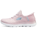 Skechers Mitmek&uuml;lgsed l&ouml;&ouml;gisummutavad Hingavad madalad jooksujalatsid Naiste toss Roosa 150125-LTMV 35 gray