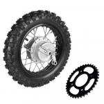 2.50-10 10 Tagumine Trummelpiduriga Ratta Rehv Rehv ja Velg 1.4 x 10 &420 Hammasratas CRF50 Yamaha TTR50 Pit Bike Pit jaoks China Mainland