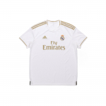 adidas Real Madrid 19-20 Hooaeg F&auml;nniversioon Koduv&auml;rvid T&auml;hestik Logo Triip Spordijalgpalli L&uuml;hikeste Varrukatega S&auml;rk Aasia Suurus Meeste DW4433 XXXL