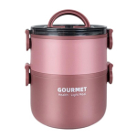 304 roostevabast terasest termiline l&otilde;unakarp, kahekihiline, 1000/1600 ml, isoleeritud, &uuml;mmargune, eemaldatav, tilgakindel