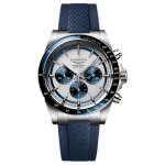 LONGINES Concas seeria automaatne mehaaniline liikumine 100 meetrit veekindel meeste 42mm h&otilde;bedane sihver roostevabast terasest korpus kummirihm L3.835.4.98.9 h&otilde;be
