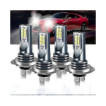 4 tk H7 LED-esitulede pirni komplekt High/Low valgusvihk 220W 60000lm Super hele 6000K valge