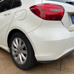 Auto tagumise kaitseraua huul Diffuser Splitter Spoiler Mercedes-Benz A-klass W176 A180 A200 A45 AMG jaoks 2013 2014 2015 2016 2017 2018 normal-Black