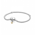 Pandora MOMENTS Disney seeria s&uuml;damekujulise pandlaga madalukujulise ketiga 925 h&otilde;bedast k&auml;ev&otilde;ru naistele h&otilde;bedane 569563C01 h&otilde;be