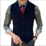 Meeste Retro Must Sametist V&ouml;&ouml;tkoodiga Vest Mitme Taskuga N&ouml;&ouml;bitav XXL pruun