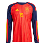Adidas Hispaania 2026 Maailmameistriv&otilde;istlused Hispaania Rahvuskoondis Lamine Yamal 19 Kodus Pikkade Varrukatega Kiiresti Kuivav Jalgpallis&auml;rk M&auml;ngija Versioon Meeste s&auml;rk JZ5776-19 3XL blue