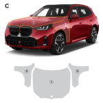 TPU Kaitsekile BMW X3 G45 2025 Sisepaneeli Kleebis Kriimustuskindel For G45 B-pillar 1 must