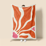 Morandi V&auml;rvi Tekk Abstraktne Botaaniline Graffitidisain Skandinaavialik Minimalistlik Diivanitekk Kohvik Kodu Kaheotstarbeline Size: 180*280cm, Weight: 280 GSM
