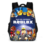 Robloxi Laste Koolikott Poistele T&uuml;drukutele Kerge Oxfordi Kangast Kahe Rihmaga Kott &Otilde;hupadjakestega Rihmadega 17-inch backpack