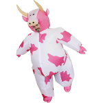 Lehm t&auml;ispuhutav koletise kost&uuml;&uuml;m Hirmutav t&auml;ispuhutav Cosplay t&auml;iskasvanutele Halloweeni J&otilde;ulupeo Festivali Lava 150-190cm&Other white