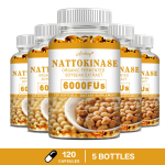 Airboy Nattokinase 6000 FU Kapslid 120 tk &mdash; Igap&auml;evane heaolu, Toitumise tugi, &Uuml;ldine heaolu 120*5
