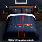 Red Bull Racing Design Voodipesu Komplekt 1 Tekikott + 2 Padjap&uuml;&uuml;ri Pehme Hingav Kodumajapidamise Voodipesu 135cm*200cm gray