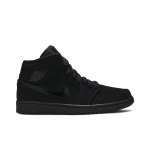 Air Jordan 1 Mid 'Triple Black Suede' (Unisex) Must / Must / Must Vintage Korvpallijalatsid 554724 056 43.0 black