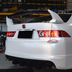 Honda Accord CL7 CL9 TSX ABS FD2 Spoiler 2003 2004 2005 2006 2007 Kolmeosaline Accord Auto pakiruumi kate Tagumine tiib must valge v&auml;rv