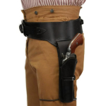 Relvav&ouml;&ouml; etenduse rekvisiidid Keskaegne Renessanss Uus Kauboi Relvav&ouml;&ouml; Revolveri Vutlar S&otilde;dalase PU Nahkrihm One Size&medieval black