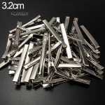 Armsad 20 tk lamedad &uuml;heharulised klambrid Barrette vibud 3.2cm