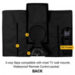 V&auml;listeleri kate 55 &ndash;58  veekindel tolmukindel telerikaitse kaugjuhtimispuldi tasku p&otilde;hja 30"-32"