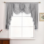1 TK NAPEARL Luksuslik tutiga dekoratiivne Valance Design Moeakna kardinapea kodukaunistuseks W155cmxL125cm hall