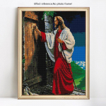 5D DIY teemantmaal religioosne ikoon t&auml;is &uuml;mmargune kivikivist mehe teemanttikandid 20X30CM