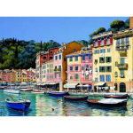 DIY teemanttikandid maastik Yamashita teemantmaal Maastik Vesilinna pilt Rhinestone 20X30CM